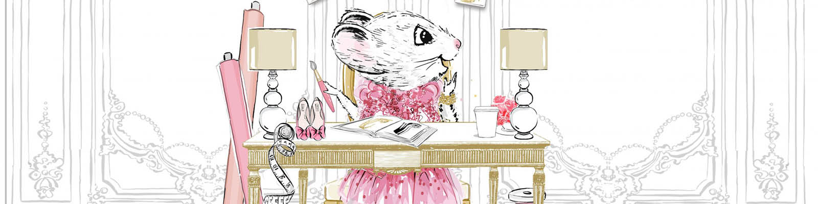 Claris the Mouse from Paris Collection Banner