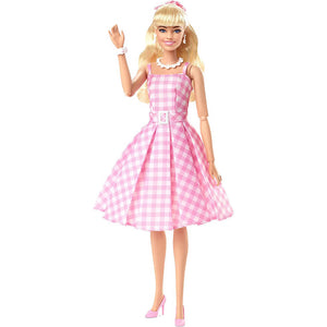 Barbie Movie Doll Original in Pink Gingham Dress