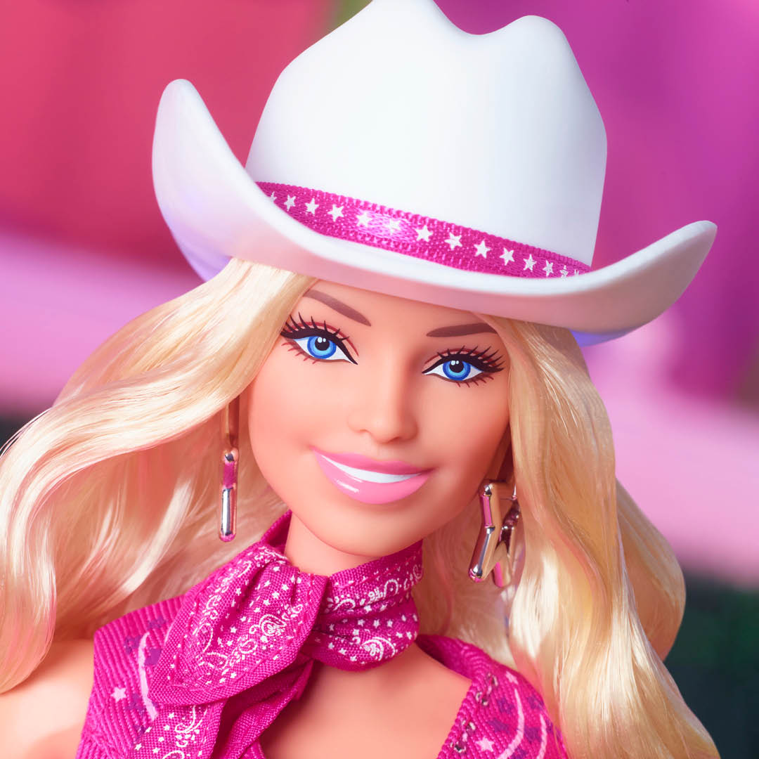 Barbie Movie Doll in Pink Western Outfit