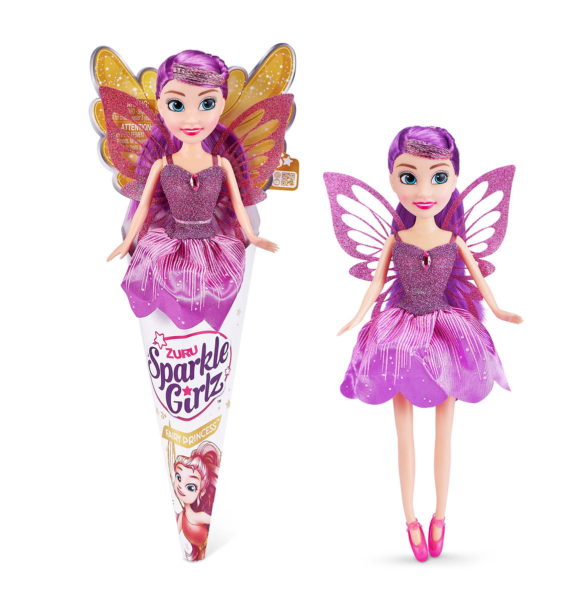 Sparkle Girlz Fairy Doll in Magenta Outfit