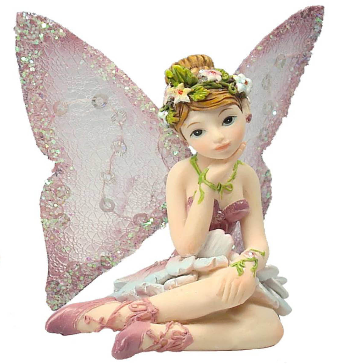 Fairy Ballerina Sitting Figurine