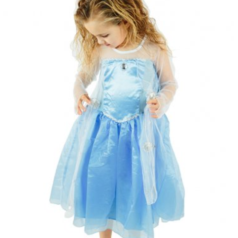 Fairy Girls Frozen Inspired Elsa Dress Front