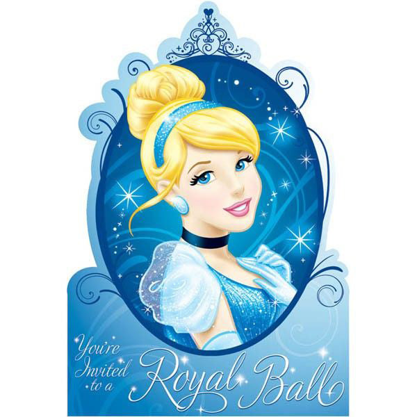 Disney Cinderella Party Invitations