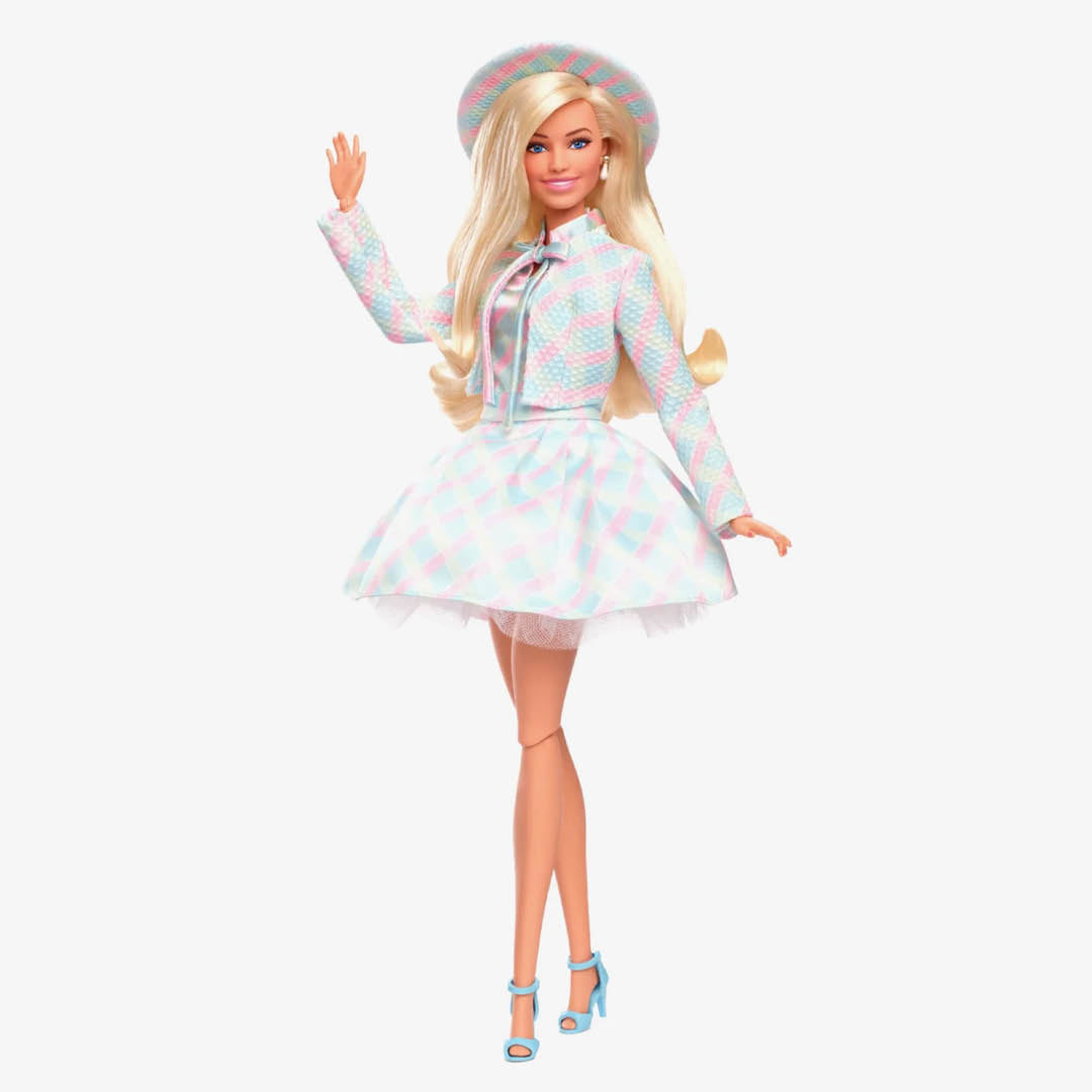 Barbie Movie Doll in Plaid Outfit