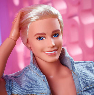 Barbie Movie Ken in Denim Outfit head shot