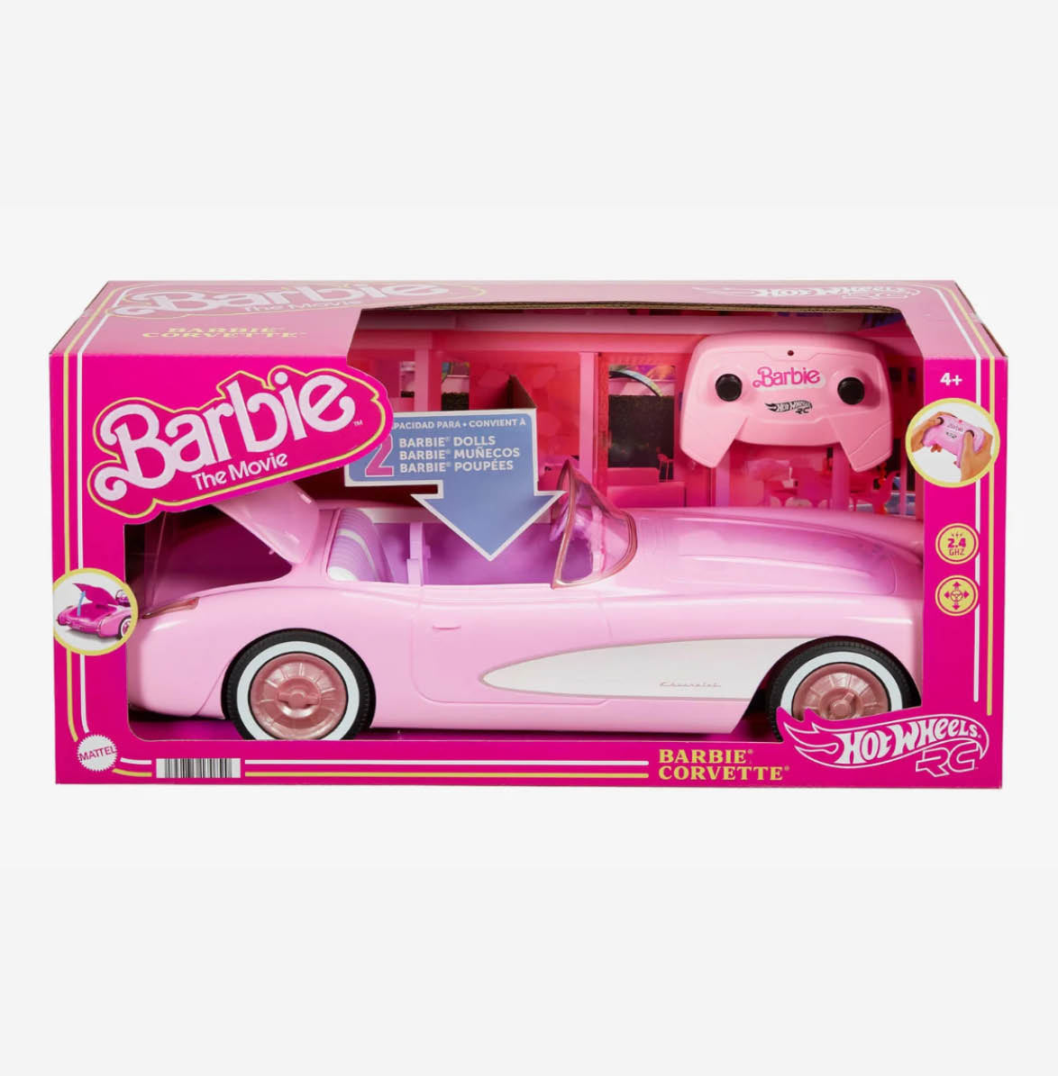 Barbie Movie Pink Corvette in box