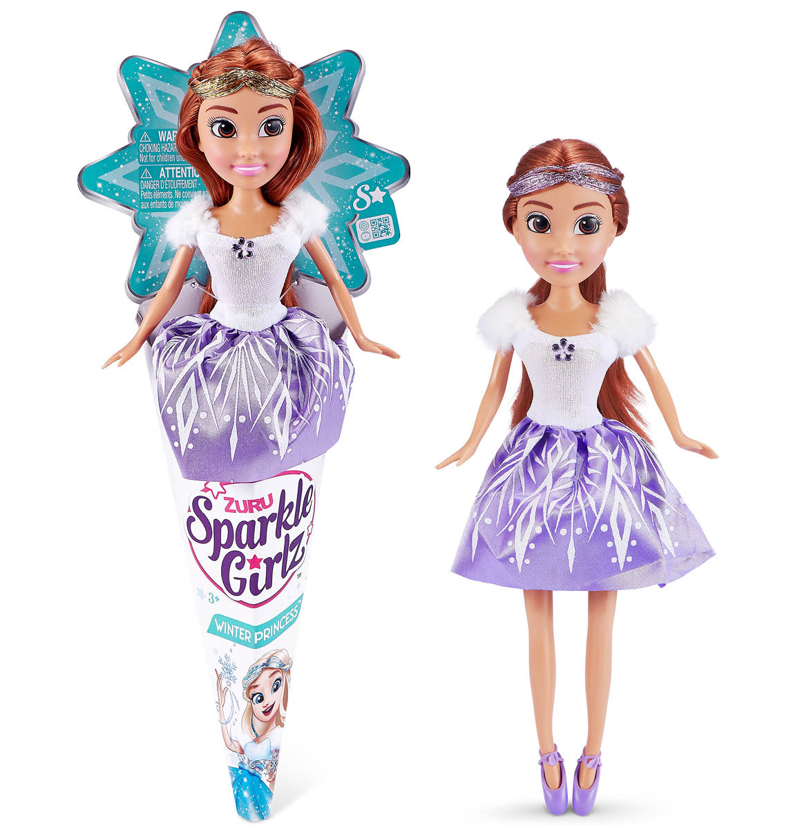 Sparkle Girlz Winter Princess Doll in Lilac