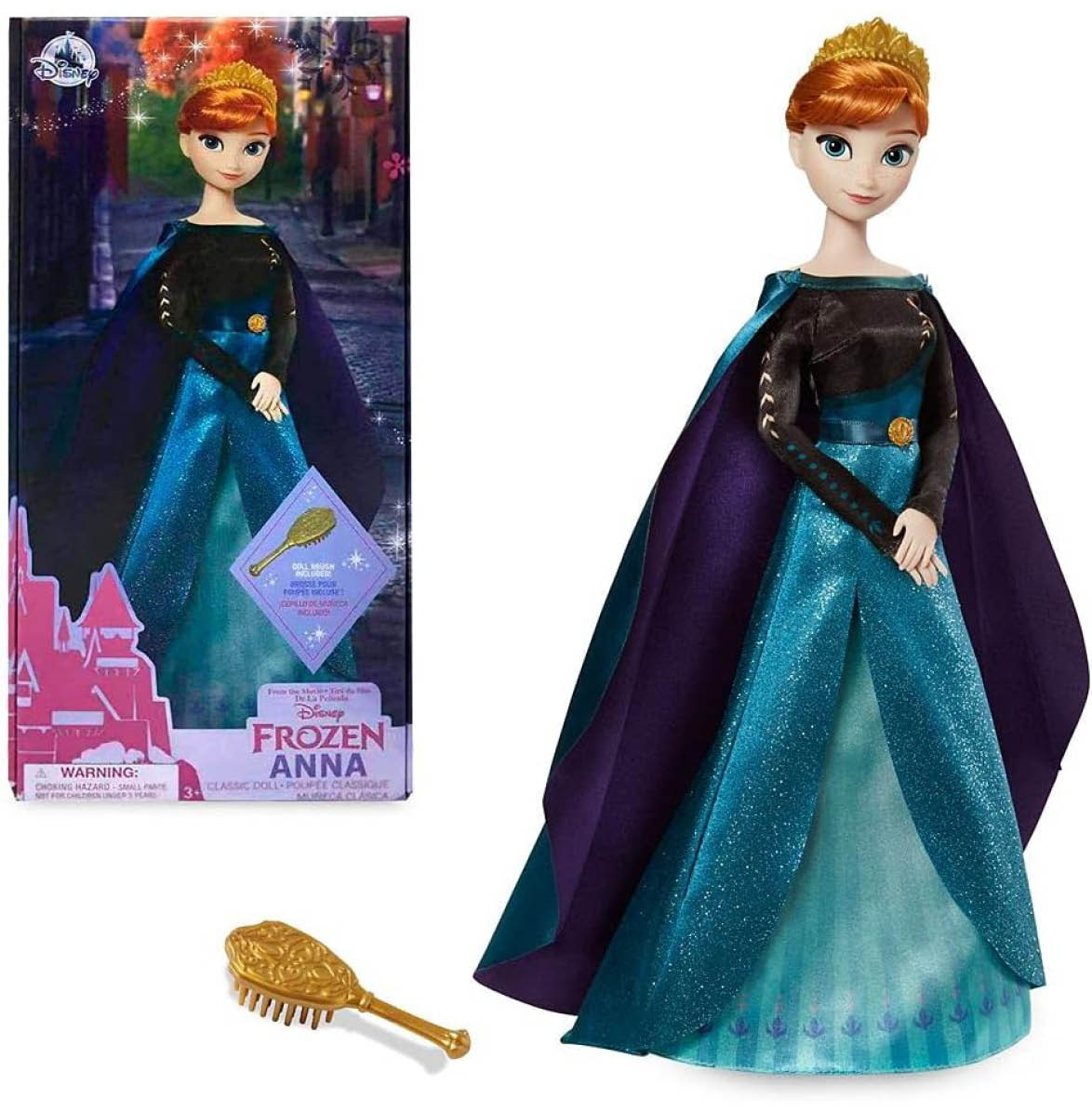 Disney Frozen Anna Classic Doll and Outer Box