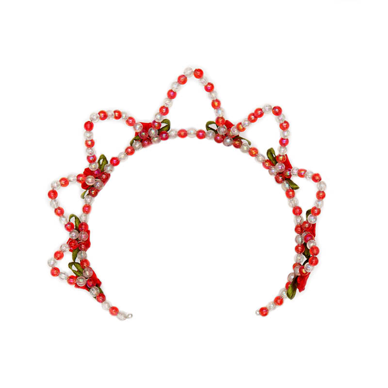 Princess Pearl Tiara Red