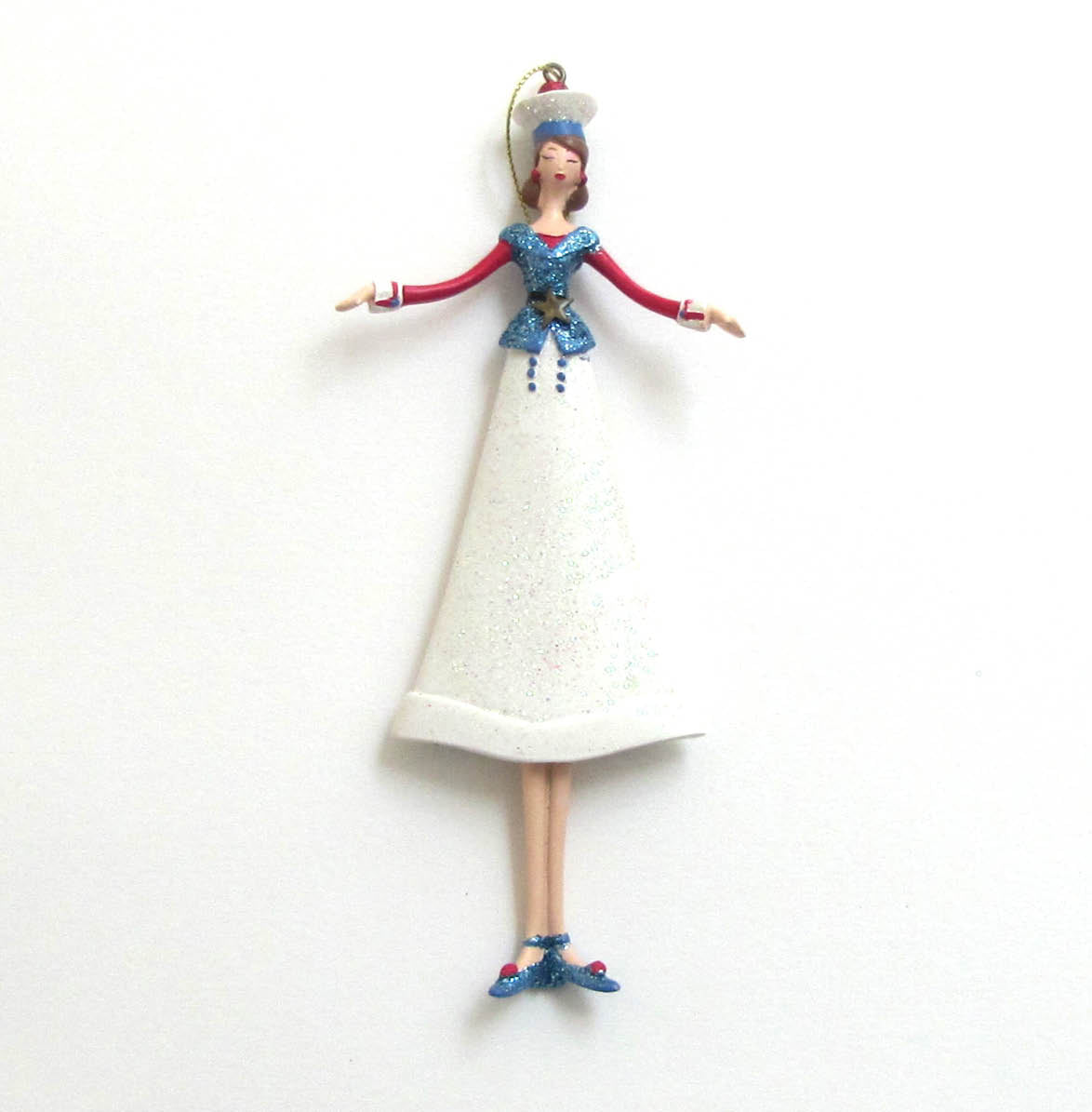 Christmas Masquerade Sailor Lady Ornament