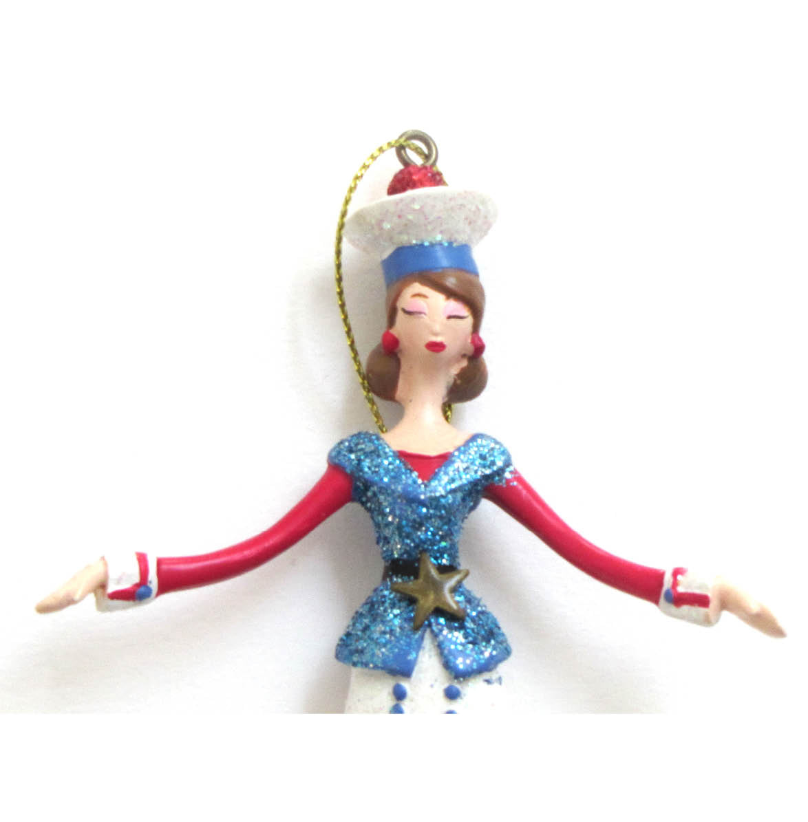 Christmas Masquerade Sailor Lady Ornament