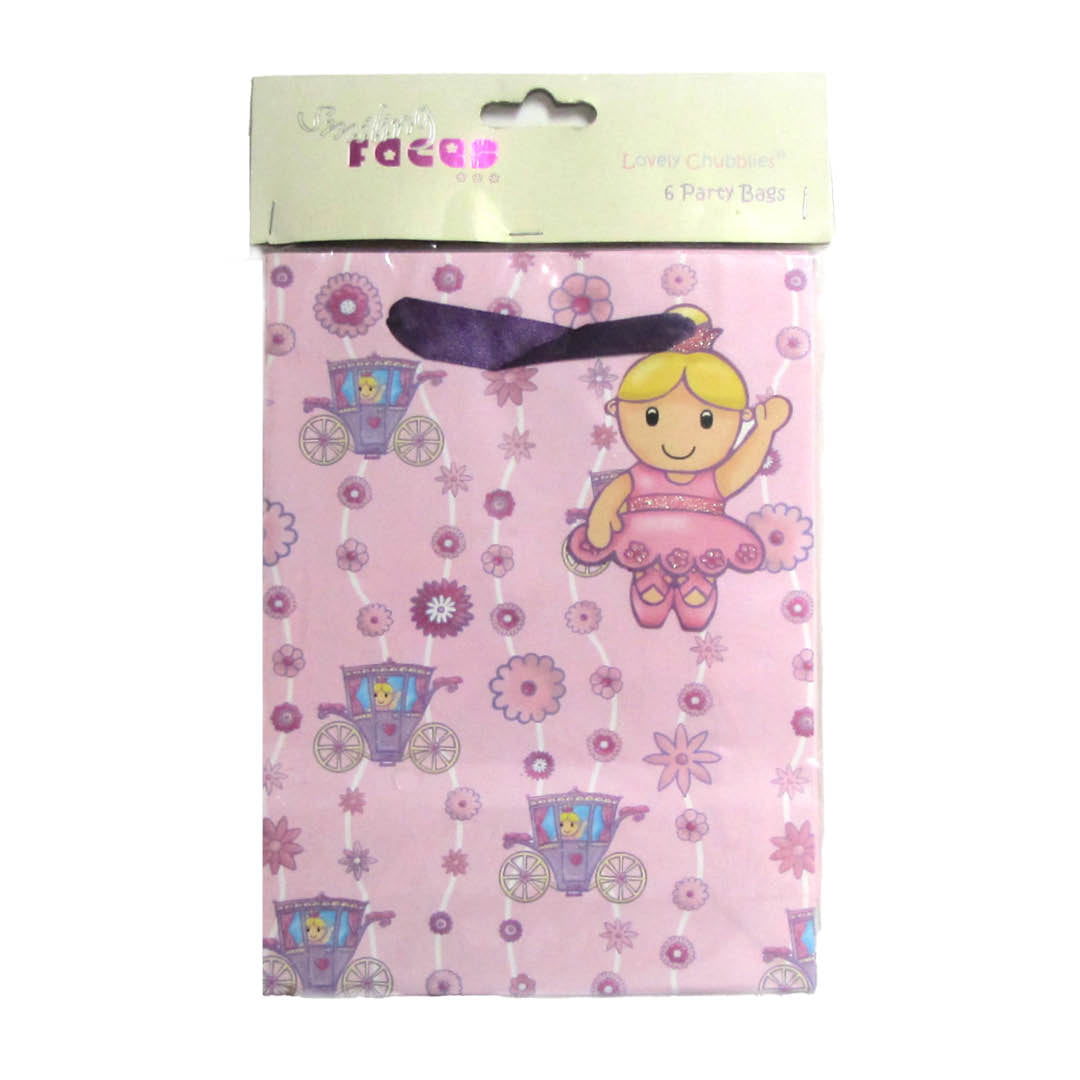 Lovely Chubblies Ballerina Party Bags (6 pcs)