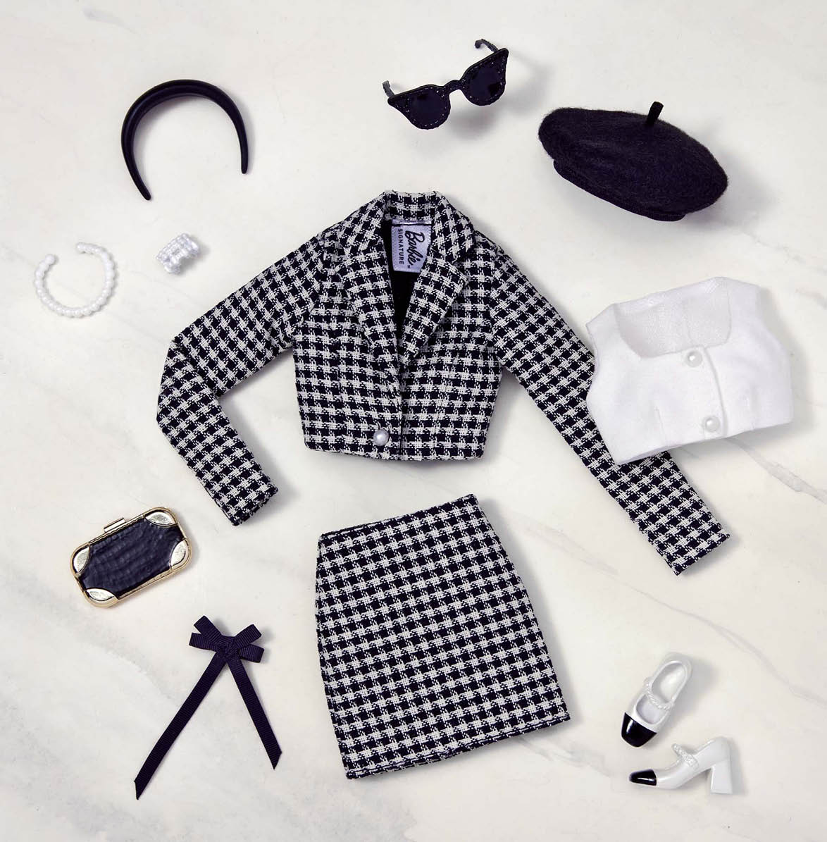 Barbie Signature “Plazacore” Fashion Pack Houndstooth
