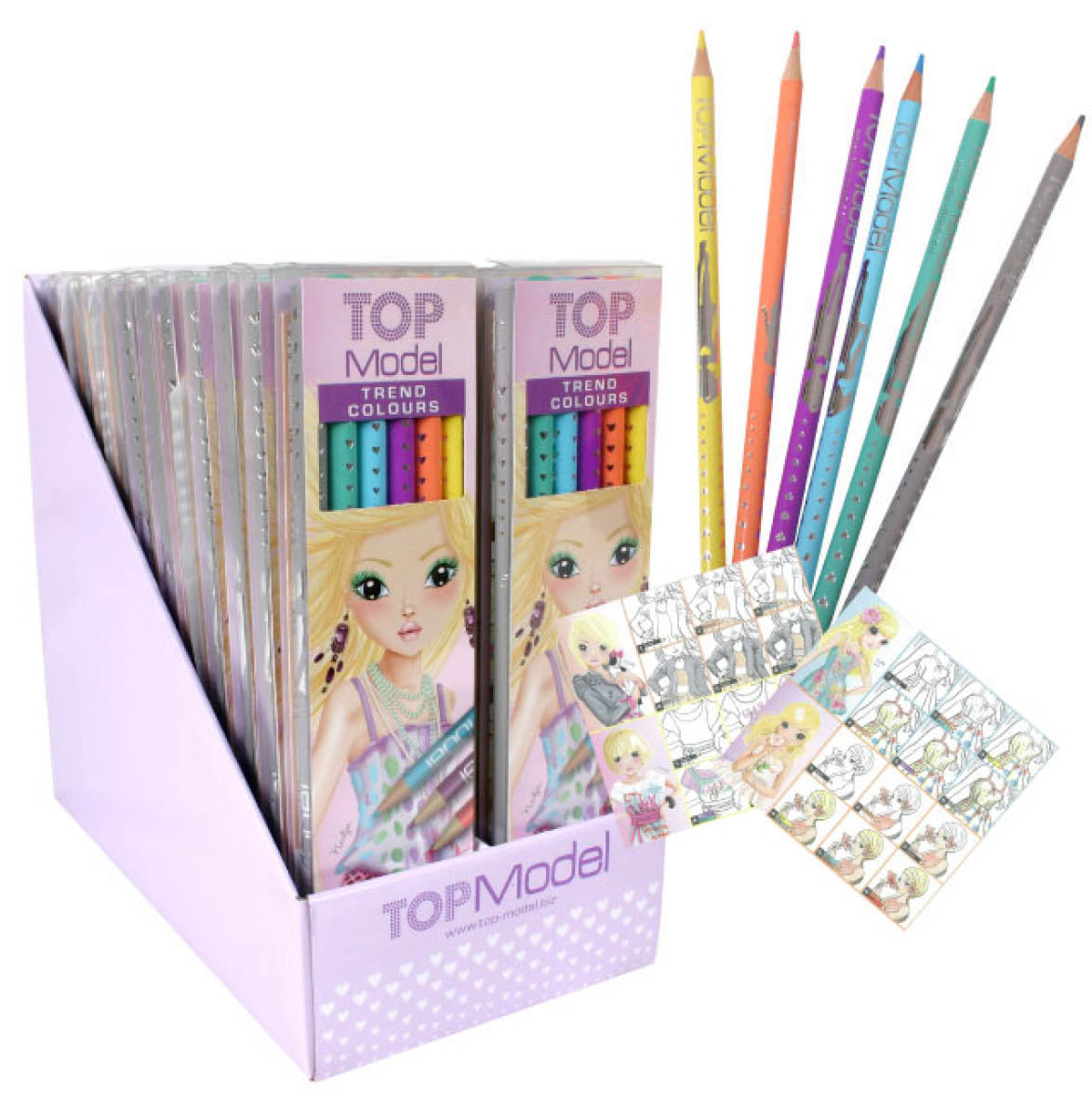 Top Model Collured Pastel Pencils