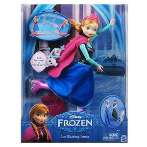 Disney Frozen Anna Doll Ice Skating in box