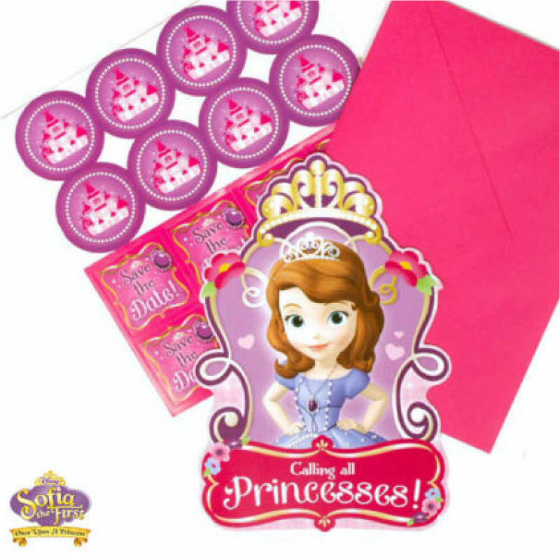Sofia the First Party Invitations 