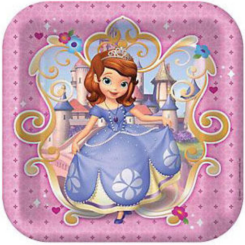 Sofia The First Party Paper Plates