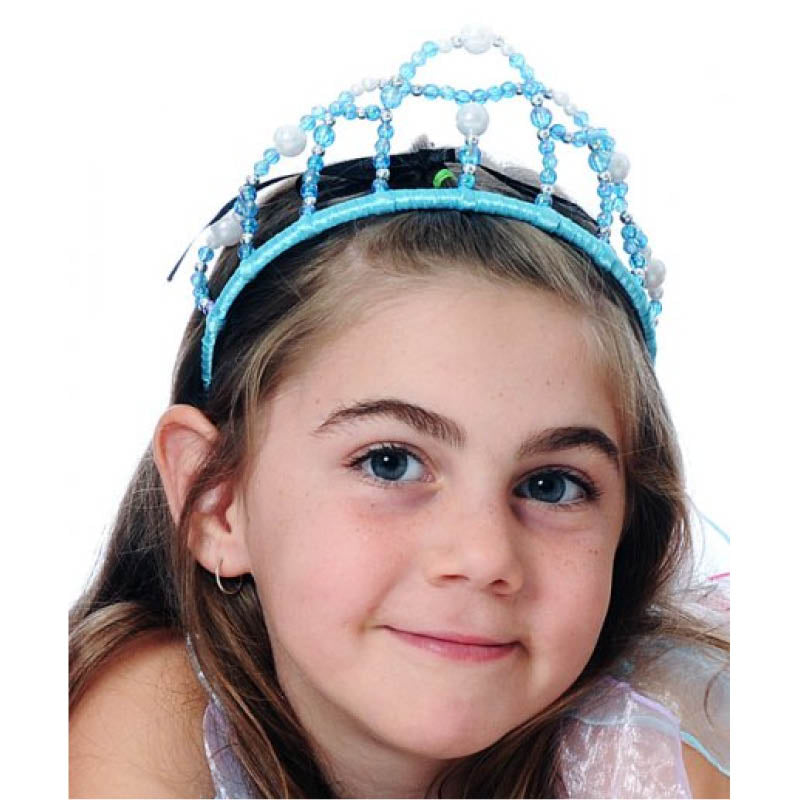 Princess Pearl Tiara Blue