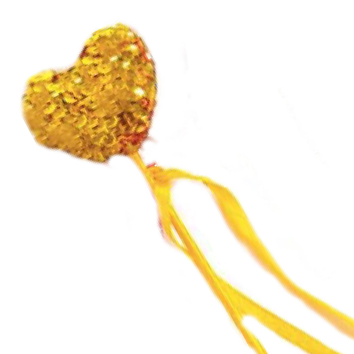 Fluffy Heart Fairy Wand