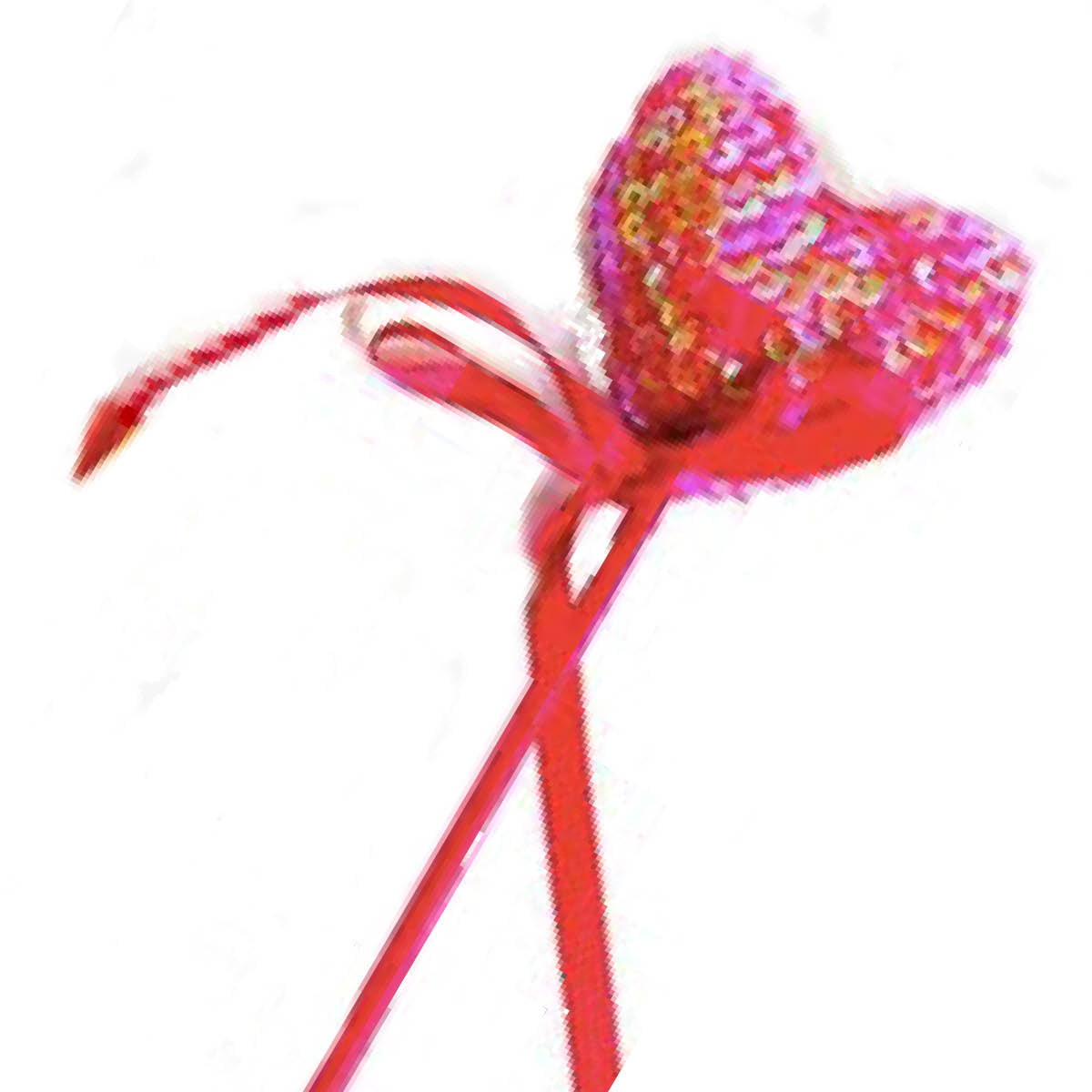 Pink Heart Fairy Wand