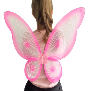 Pink Fairy Wings Back