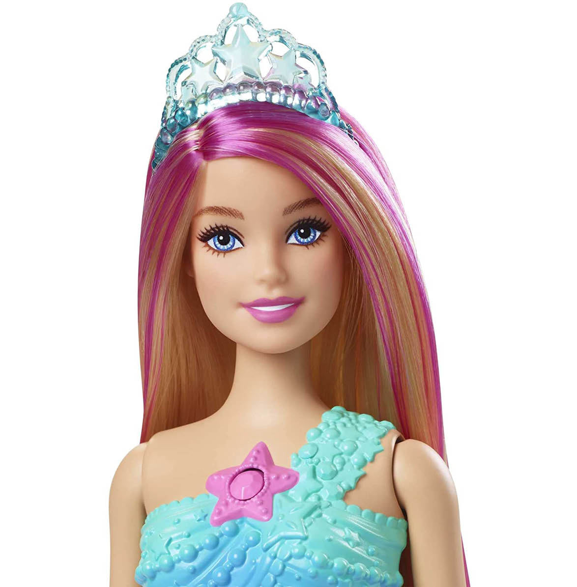 Barbie Mermaid Doll Head Shot Dreamtopia