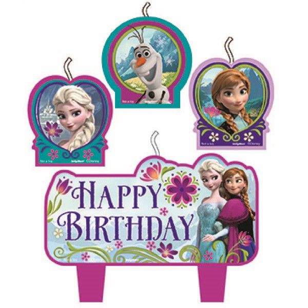Disney frozen Party Candles 4