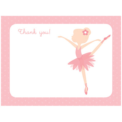 Paper Candy Ballerina Thank You Cards