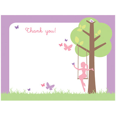 Paper Candy Butterfly Thank You Cards